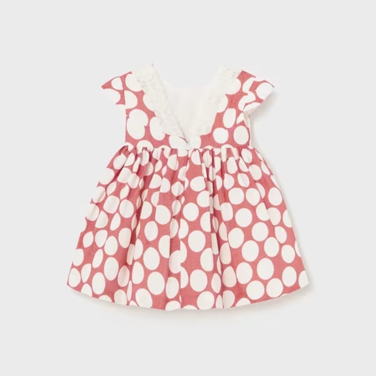 MAYORAL - Vestido lunares jacquard bebé