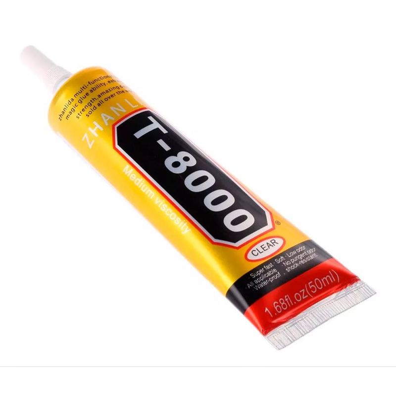 GENERICO - Pegamento Adhesivo T8000 50 Ml Pantallas Baterias  Lifemax