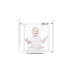 GENERICO - Reja Seguridad Escalera Puerta Ajustable Para Bebe Mascotas 65cm-74cm