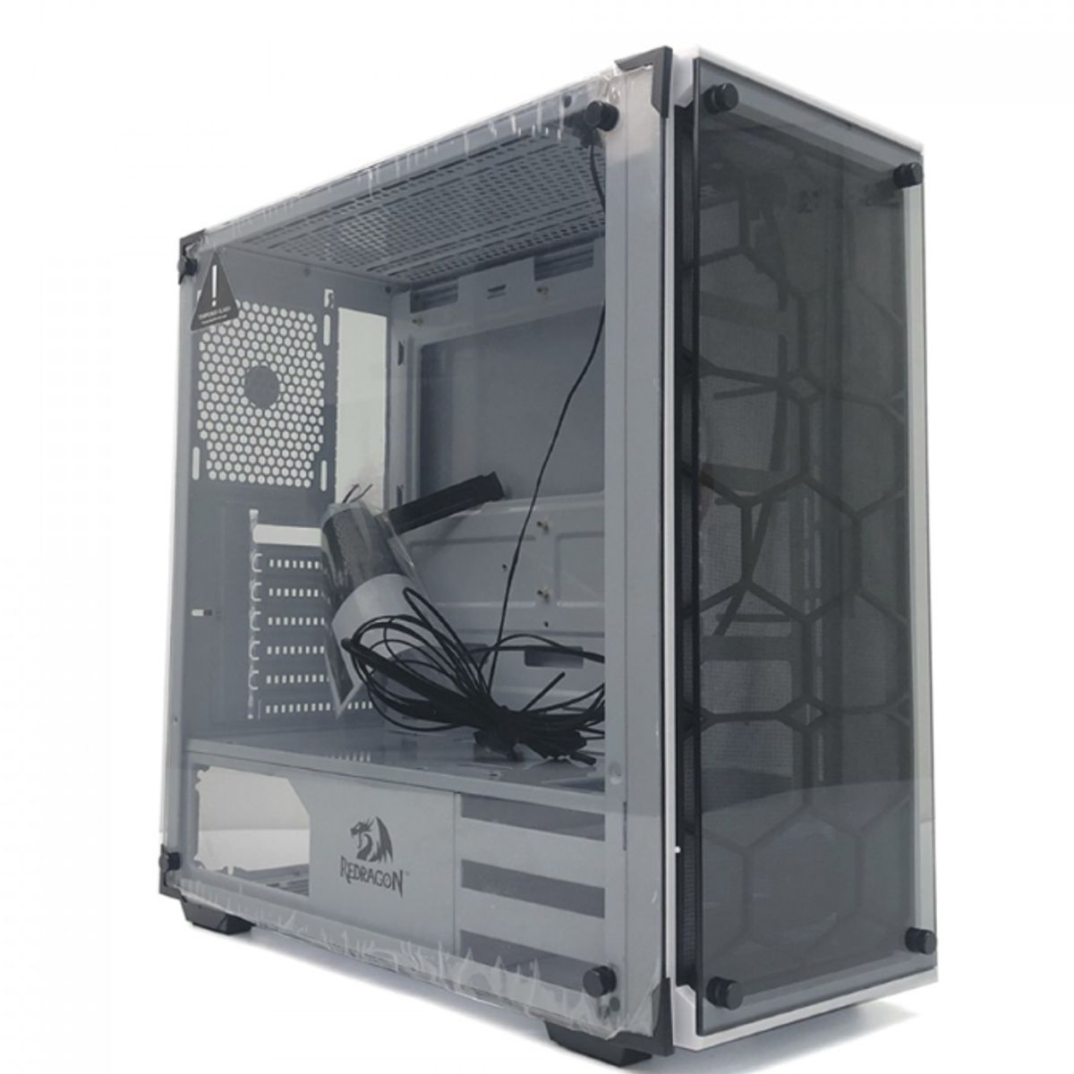 REDRAGON - Gabinete - Redragon Wheeljack GC606 - SFuente - ATX - Blanco