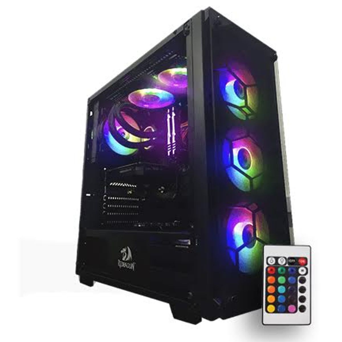 REDRAGON - Gabinete - Redragon Wheeljack GC606 - SFuente - ATX - Negro