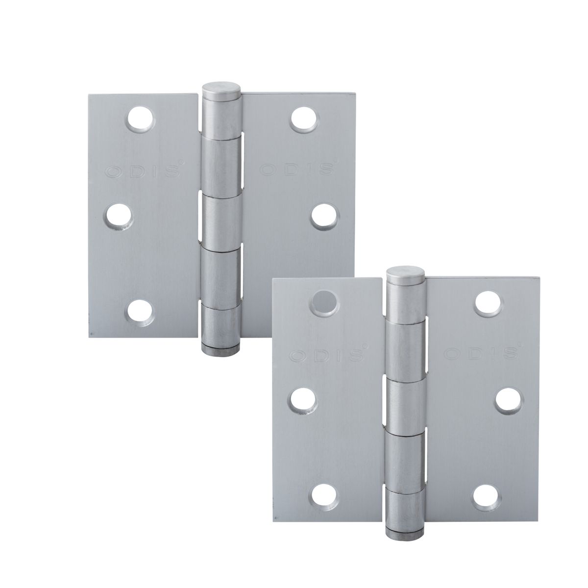 ODIS - Pack 2 Bisagras Acero Odis 3,5” x 3,5” x 20mm Canto Recto