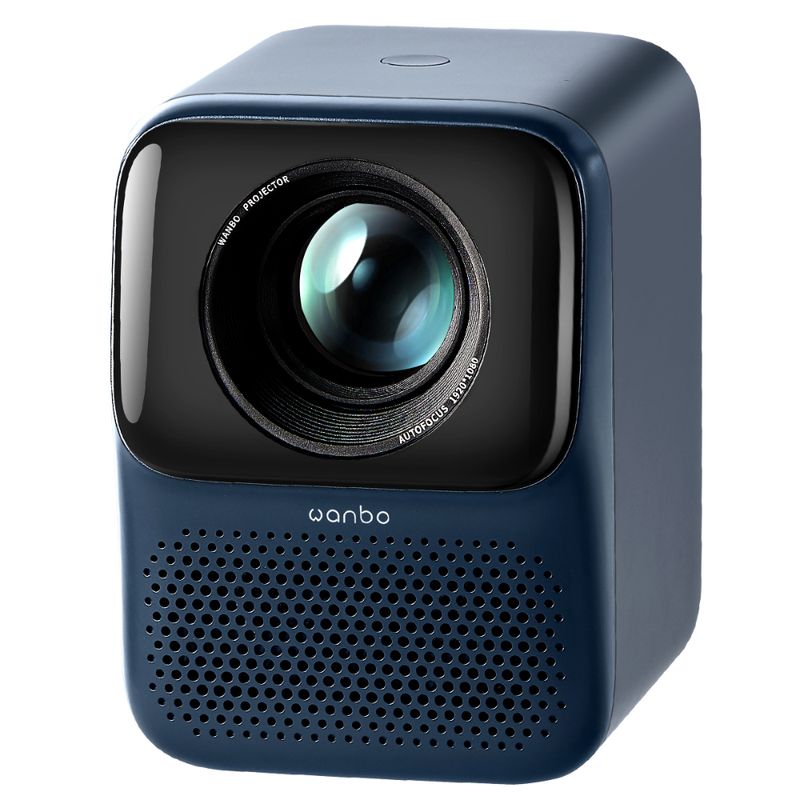 WANBO - WANBO PROYECTOR NEW T2 MAX DARK BLUE LEDLCD  450 ANSI  BT  WIFI