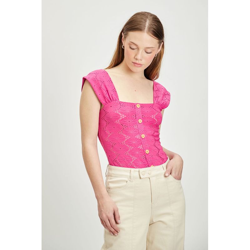 IO - Polera Sin Mangas Morado Mujer Io