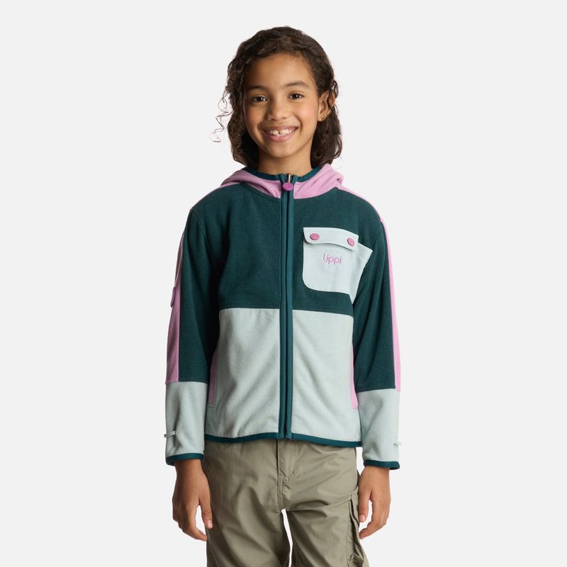 LIPPI - Polerón Niña FirePlace Hoody Sweatshirt Petroleo Lippi