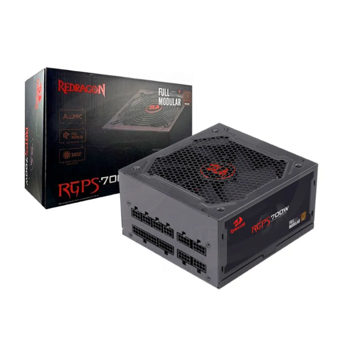 REDRAGON - Fuente de Poder 700W - Redragon RGPS PS005 - Modular - 80Plus Bronze