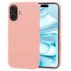 JOIGO - Carcasa Para iPhone 16 Silicona Rosado