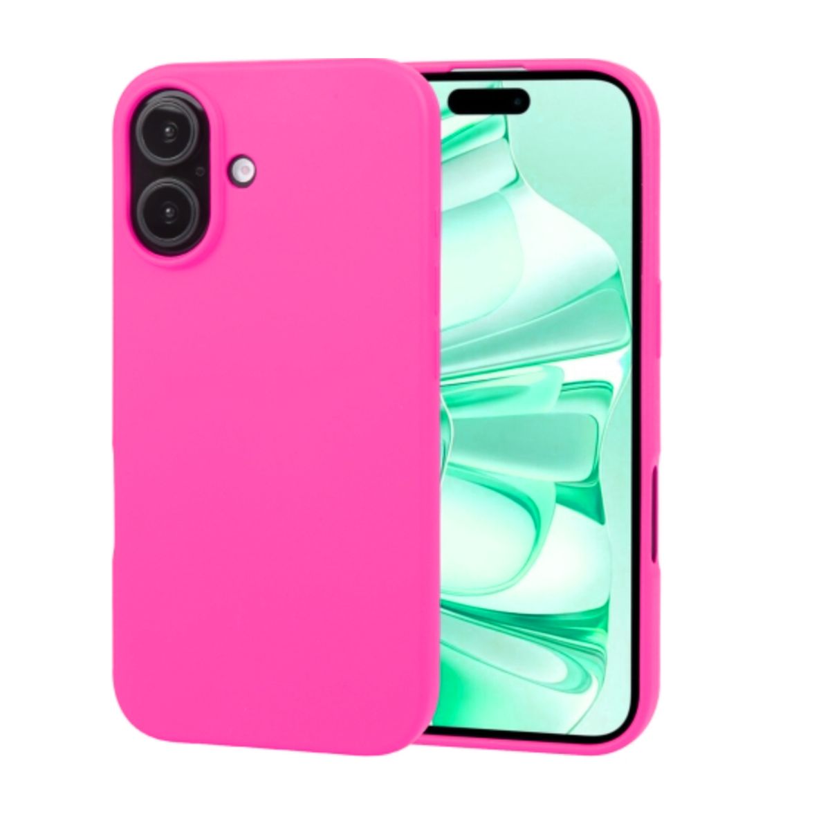 JOIGO - Carcasa Para iPhone 16  Silicona Fucsia
