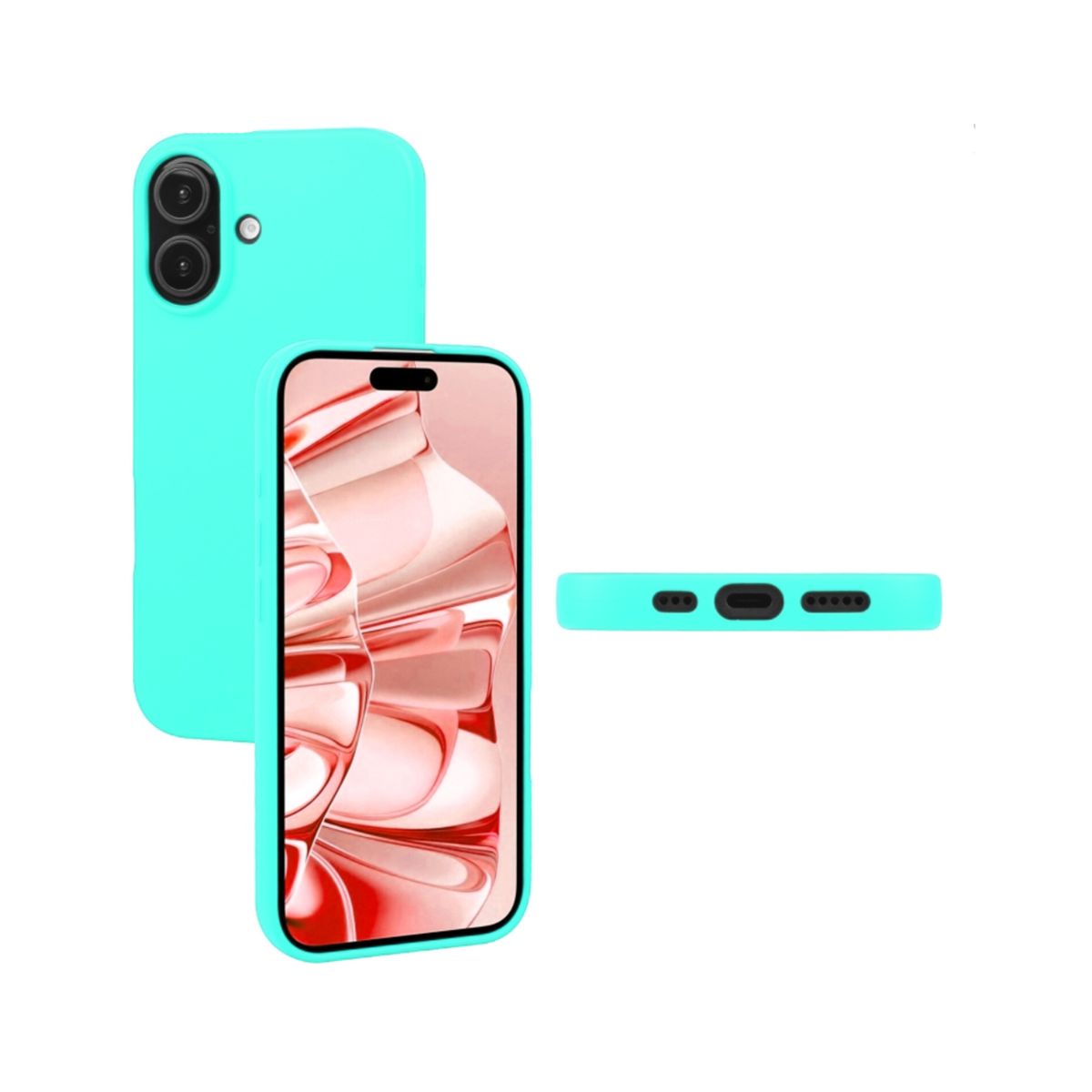 JOIGO - Carcasa Para iPhone 16 Plus Turquesa
