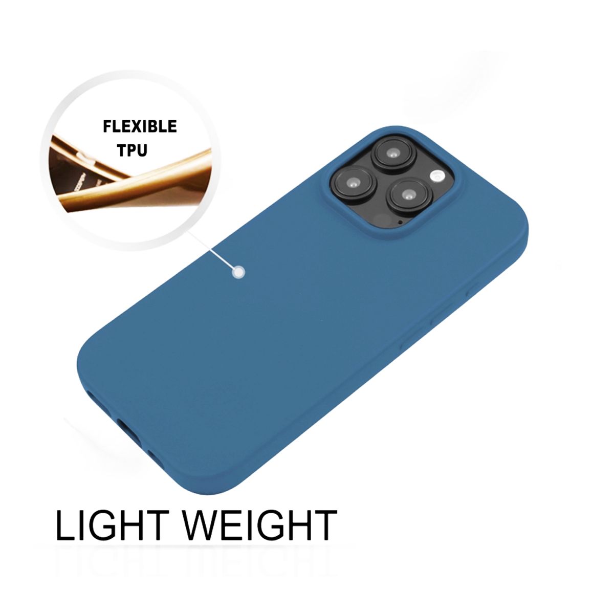 JOIGO - Carcasa Para iPhone 16 Pro  Azul