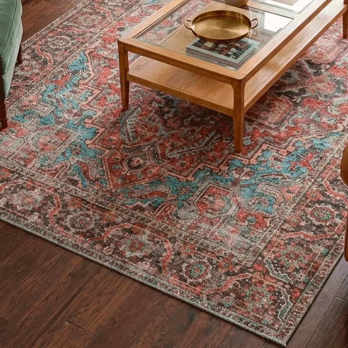 BAZHARS - Alfombra Vintage 160X230 cm Amasya Nor H0486 Bazhars