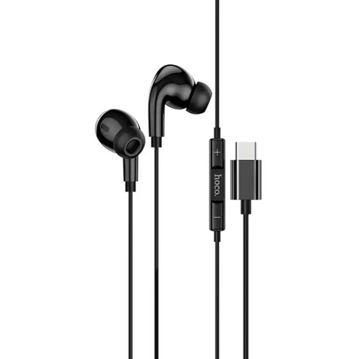 HOCO - Audífonos Hoco M83 con cable USB-C negro