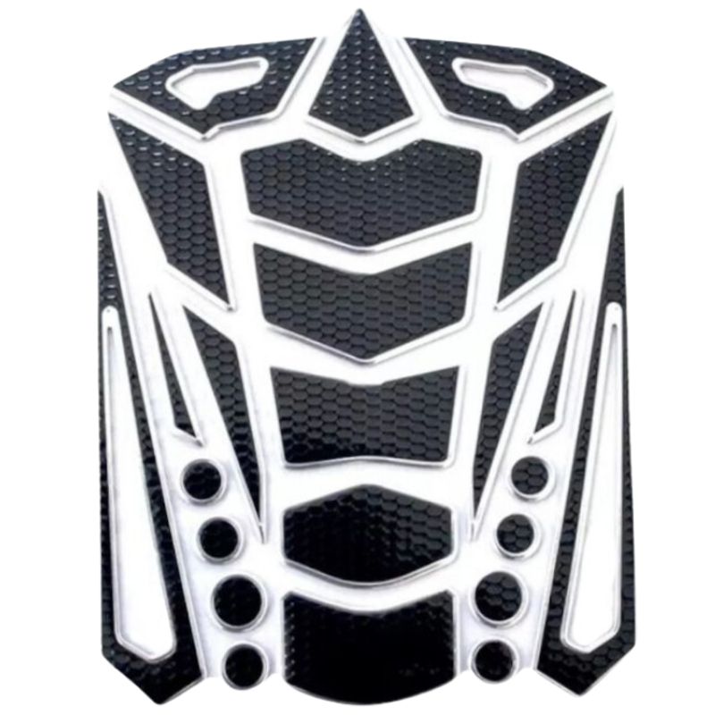 GENERICO - Adhesivo cubre estanque para motocicleta Gris