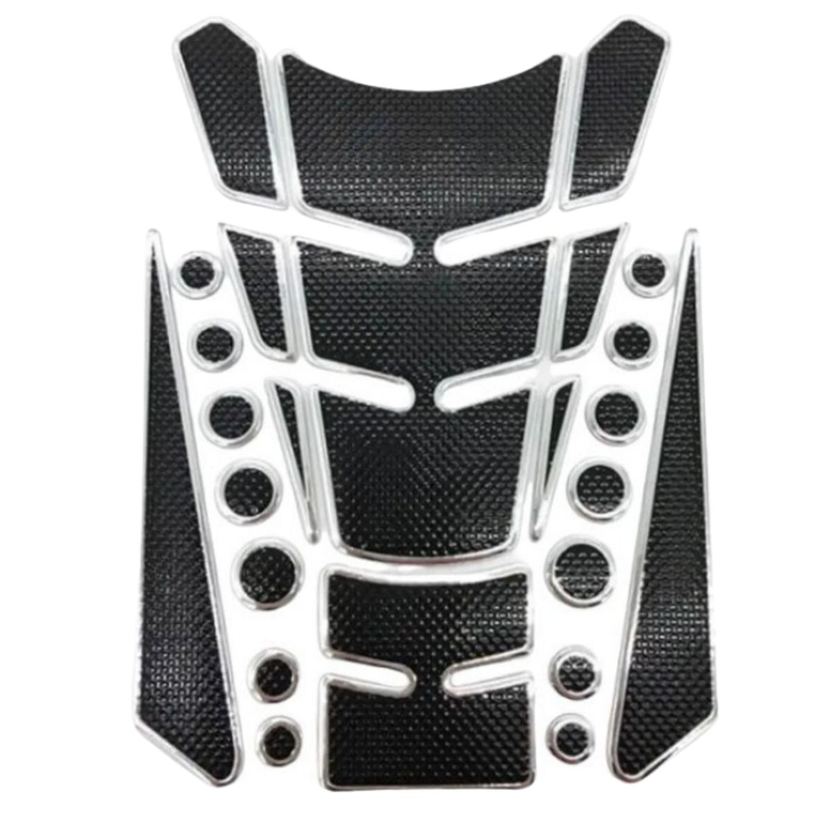 GENERICO - Adhesivo cubre estanque para moto Gris