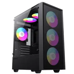 GAMEMAX - Gabinete - Storm - SFuente - Micro ATX - RGB - Negro