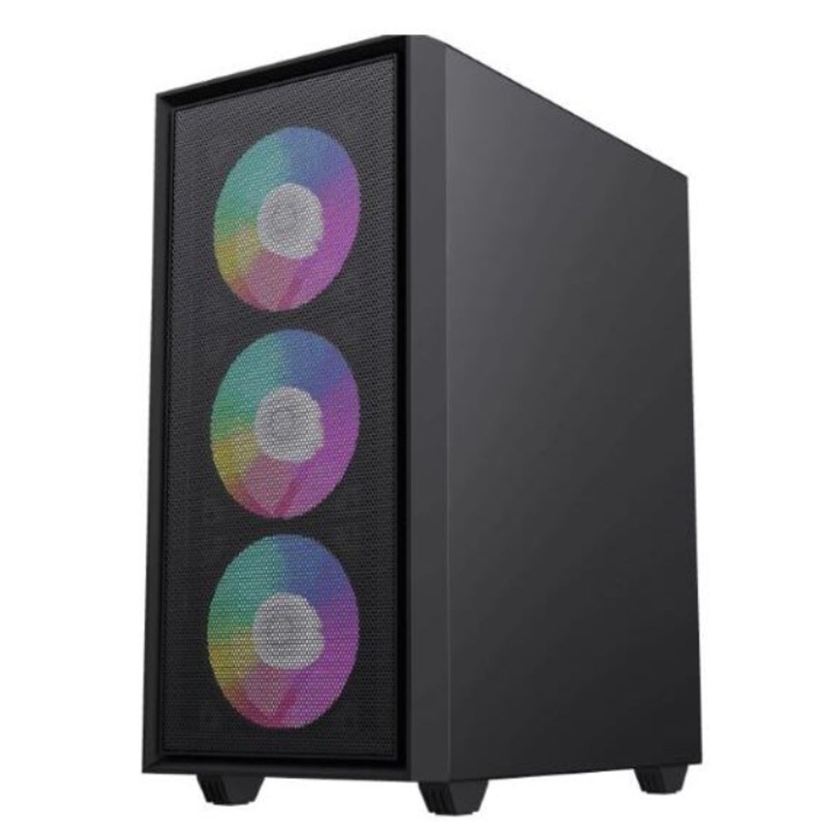 GAMEMAX - Gabinete - Gamemax Storm - SFuente - Micro ATX - RGB - Negro