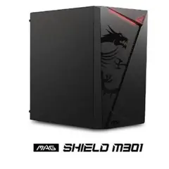 MSI - Gabinete - MAG SHIELD M301 - SFuente - Micro ATX - Negro