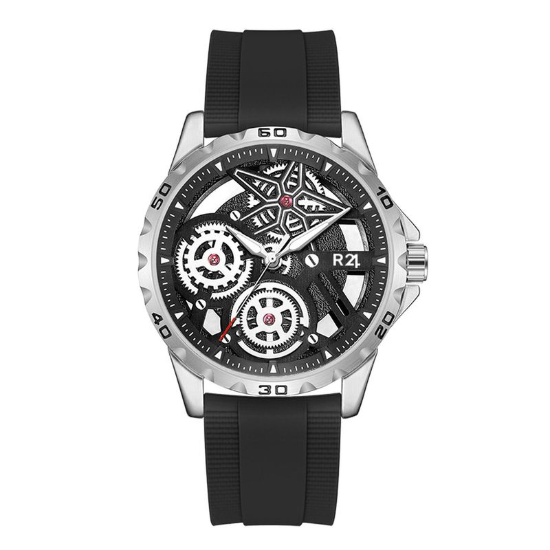 R24 - Reloj R24 Skeleton SK-36 Cuarzo Silicona
