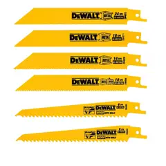 DEWALT - Juego De 6 Seguetas De Sierra Sable Dw4856