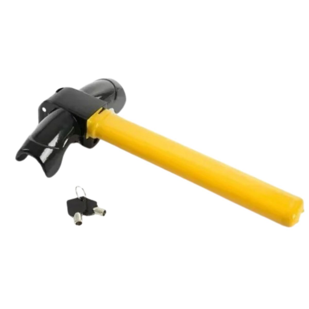 GENERICO - Traba Volante Tipo Candado Antirrobo Acero + Llave Seguridad