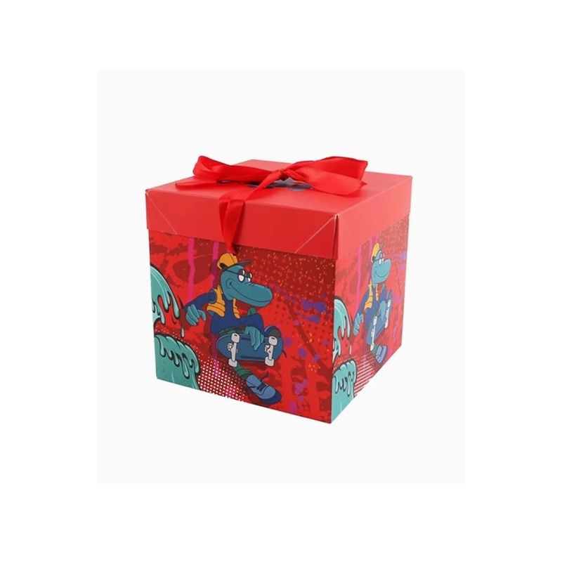 GENERICO - Caja de Regalo Rojo 15X15X15cm