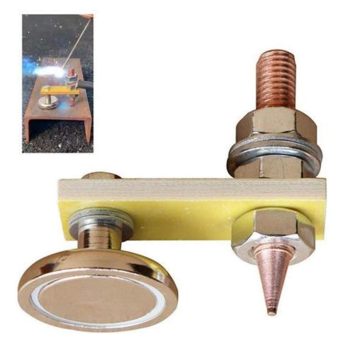 GENERICO - Toma A Tierra Imantado Neodimio Para Maquina De Soldar