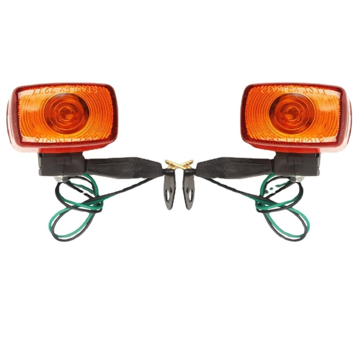 GENERICO - Intermitentes Moto Halógenos C/Soporte Honda XR 250 Tornado