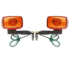 GENERICO - Intermitentes Moto Halógenos C/Soporte Honda XR 250 Tornado