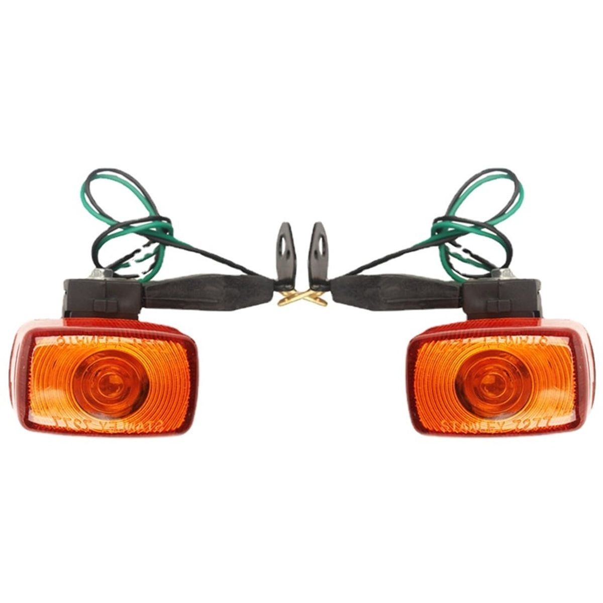 GENERICO - Intermitentes Moto Halógenos C/Soporte Honda XR 250 Tornado