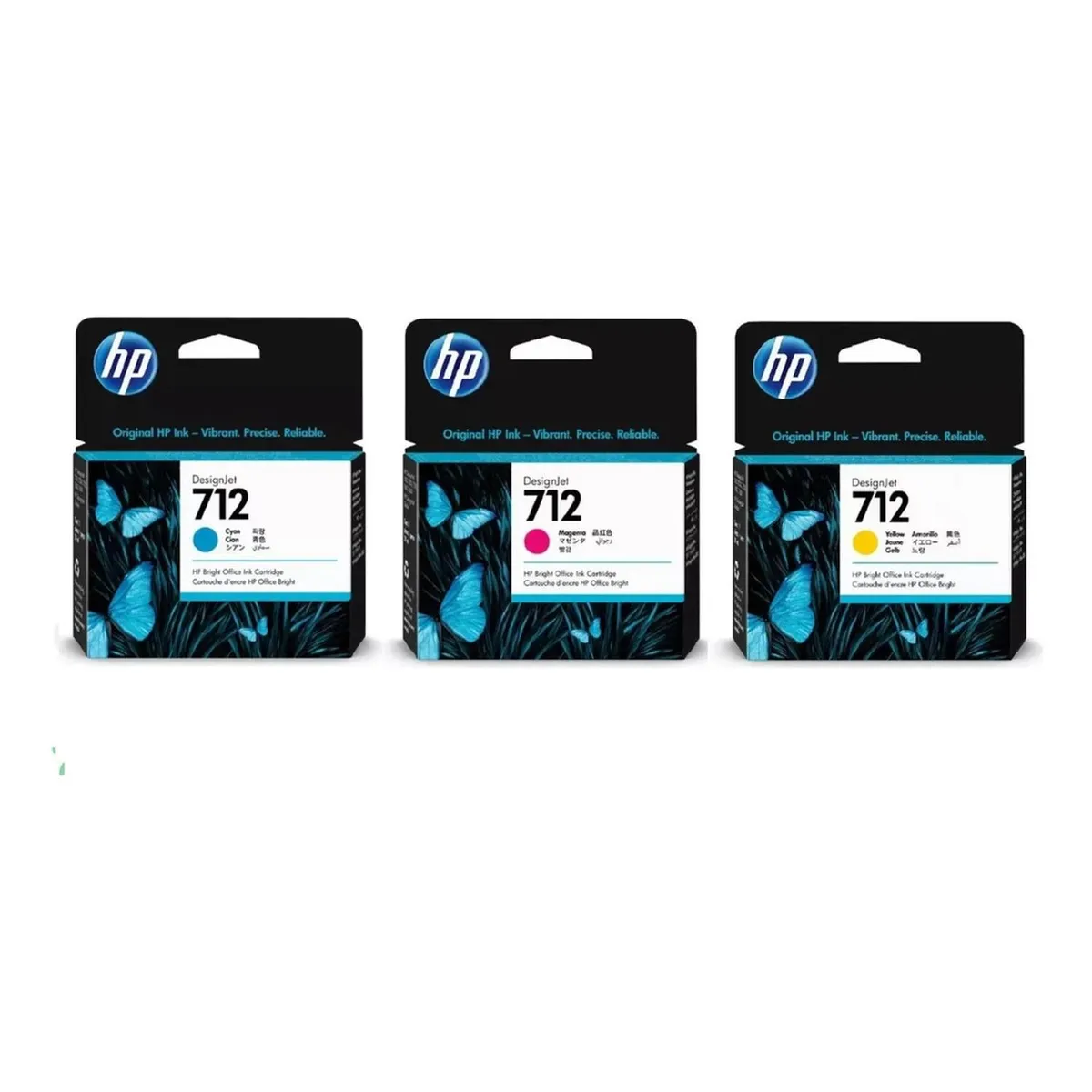 HP - Cartuchos de Tinta hp 712 M/C/Y Original Pack