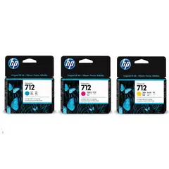 HP - Pack 3 Cartuchos 712 M/C/Y Originales T210 T230 T250 T630