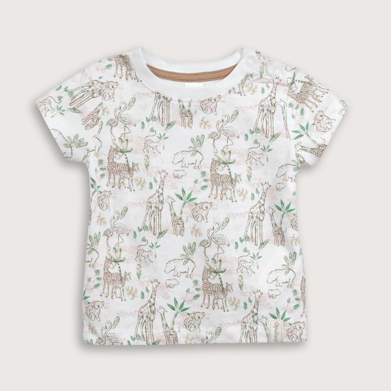 OPALINE - Polera Bebé niño Blanco 39543 Opaline