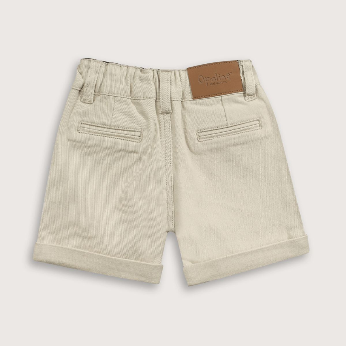 OPALINE - Bermuda Bebé niño Beige 39506 Opaline