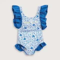 OPALINE - Traje de baño Bebé niña Azul 39617