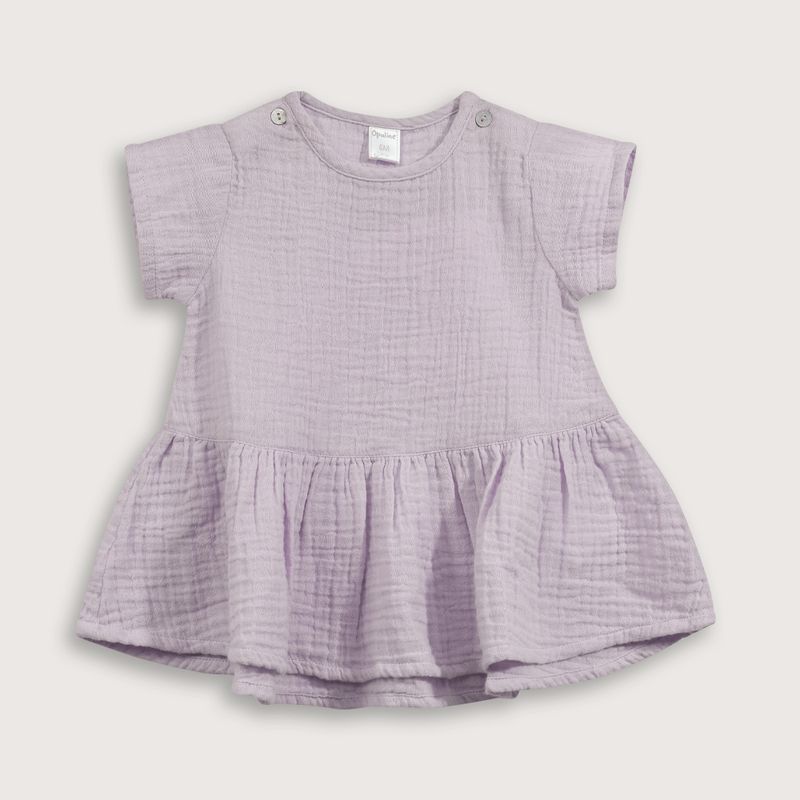 OPALINE - Vestido Bebé niña Lila 39559 Opaline