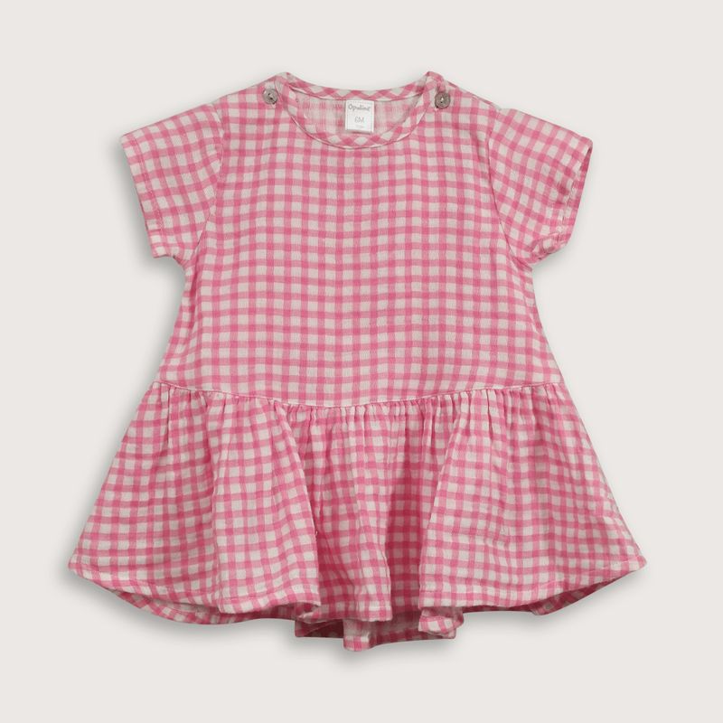 OPALINE - Vestido Bebé niña Rosa 39560 Opaline