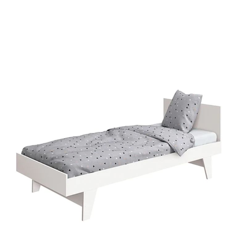 KIDSCOOL - CUNA 3 EN 1 CON COMODA NOAH PRINCE BLANCO OPACO