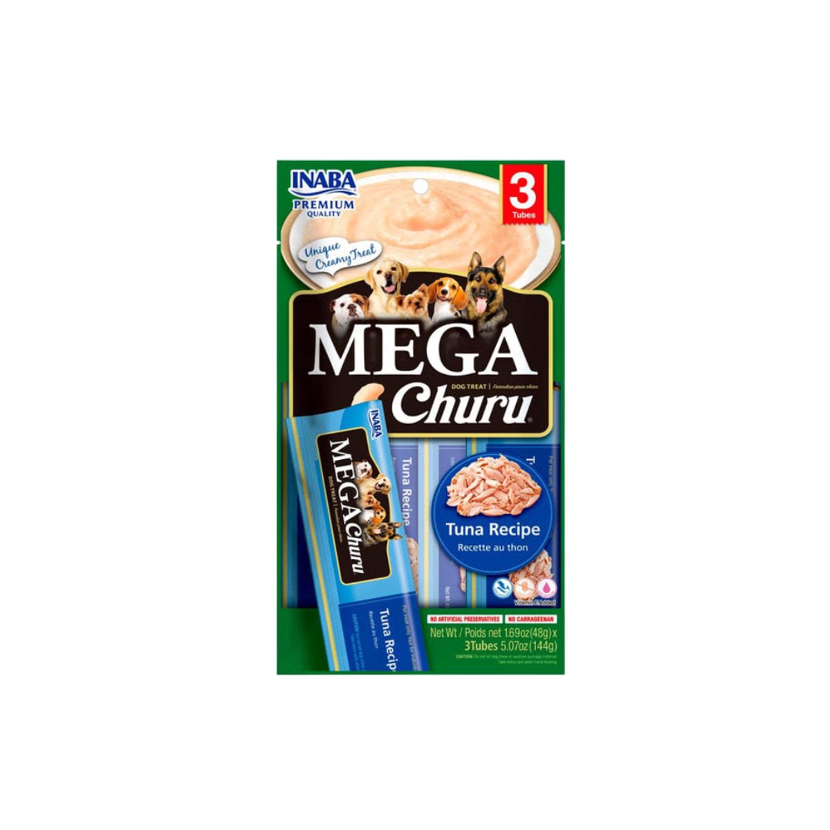 INABA - Mega Churu Perro - Variedades - Pack De 3 - Snack Premio