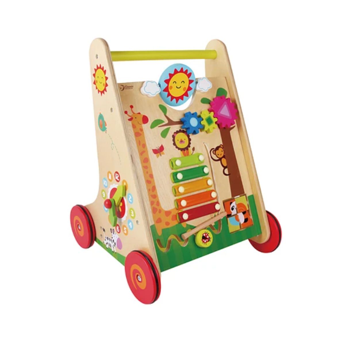 KIDSCOOL - Caminador De Madera Happy Learning