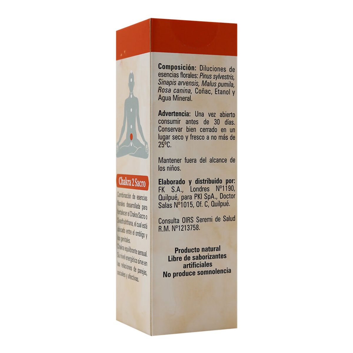 KNOP - Esencia Floral Chakra 2 Sacro 30 mL, Pharma Knop