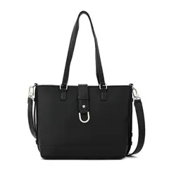 ZIOL - Cartera tote tres divisiones federica negro especial