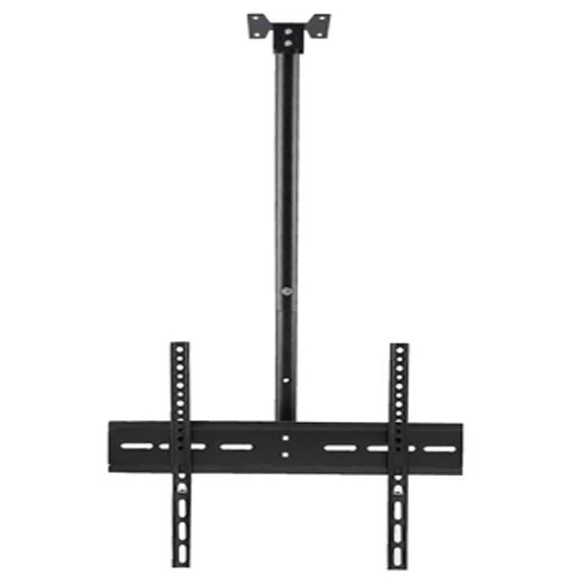 GENERICO - SOPORTE LCD LED A TECHO 20 A 55 PULGADAS , ALTURA 60 A 94 CMS. NEGRO