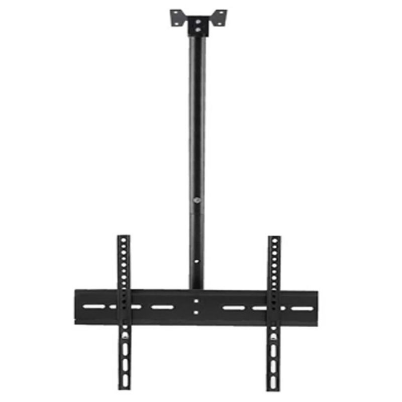 GENERICO - SOPORTE LCD LED A TECHO 20 A 55 PULGADAS , ALTURA 60 A 94 CMS. NEGRO