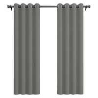 Pack Cortina de Tela Blackout 140x220 Gris