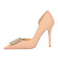 SHANDIAN - Zapato Formal Mujer Rosa