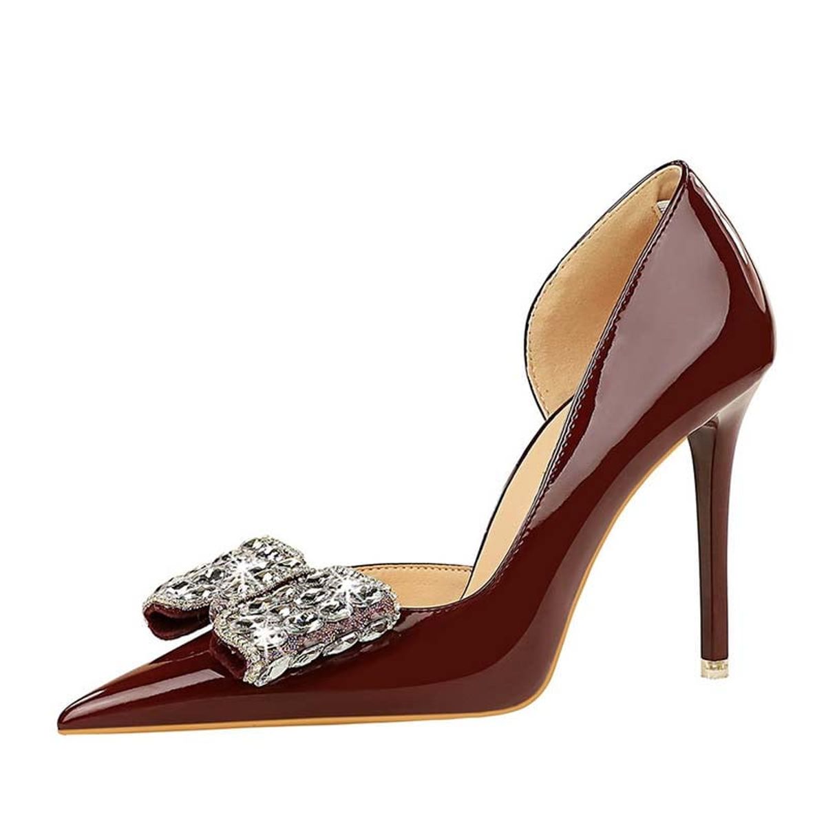 SHANDIAN - Zapato Formal Mujer Rojo