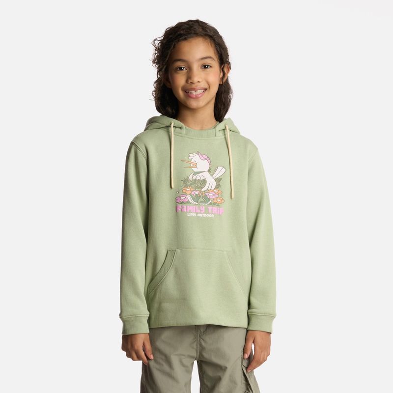 LIPPI - Polerón Niña Insigne Hoody Sweatshirt Jade Lippi.-