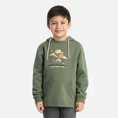 LIPPI - Polerón Niño Insigne Hoody Sweatshirt Jade Oscuro