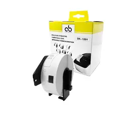 CELLBOX - Rollo + Soporte Etiqueta DK 1201 - 29mm x 90mm - 400/rollo