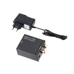 GENERICO - Adapatdor Optico a RCA Con Caja Metalica